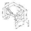 SOPORTE LCD CMW-246 24-43" C/BRAZO 200X200