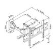 SOPORTE LCD CMW-249 h/40kgs 2 BRAZOS UNIVERSAL