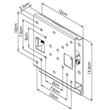 SOPORTE LCD CMW-118F FIJO 22"