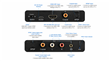 EXTRACTOR AUDIO HDMI C/ARC + DAC  DIGITAL/ANALOG.
