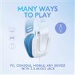 AURICUAR G335 LOGITECH GAMER BLANCO