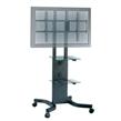 STAND LCD PLAB-1031 C/ESTANTE  C/RUEDAS h/50kgs
