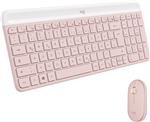 KIT INALAMBRICO TECLADO MOUSE LOGITECH MK470 ROSA