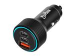 CARGADOR P/AUTO USB + 2 USB-C  66W NISUTA AD12US66