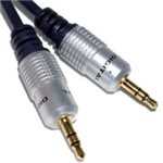 CABLE 3.5ST M/M HI-Q GOLD 10Mts PURESONIC