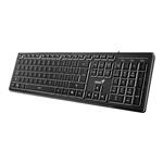 TECLADO 820 SLIMSTAR LUZ USB GENIUS