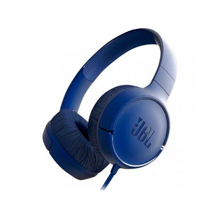 AURICULAR JBL T500 AZUL CON MICROFONO