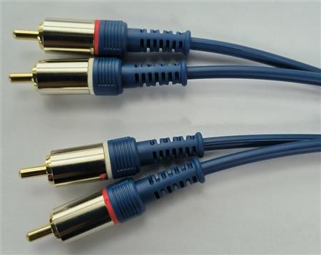 CABLE 2RCA X 2RCA HQ BLINDADO 1.5 MTS PURESONIC