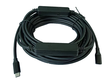CABLE USB-C V3.2 ACTIVO PROLONG. 10 MTS MACHO/HEMB