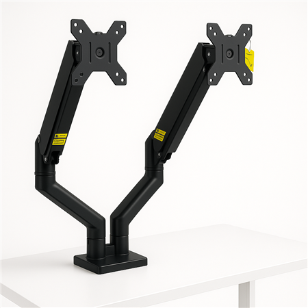 SOPORTE MONITOR GAS ESCRITORIO  DOBLE UDT30-CO24