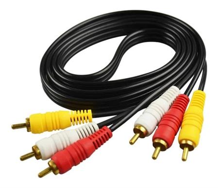 CABLE 3RCAX3RCA GOLD 5MTS