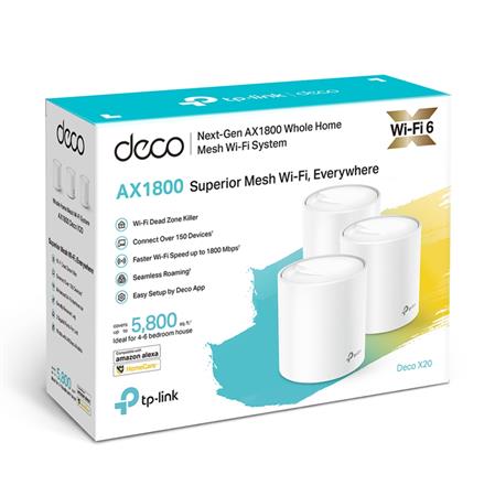 ROUTER DECO MESH  WIFI X20  x3u WIFI 6 TP LINK