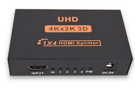 SPLITTER HDMI 1X4 V1.4 1080p  S/FUENTE PURESONIC