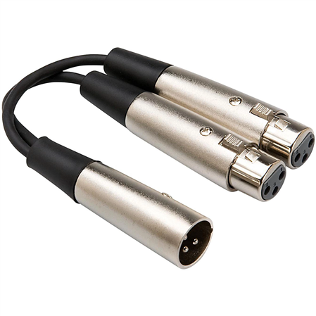 CABLE Y XLR M X 2 XLR H  90CM  7783