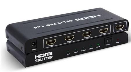SPLITTER HDMI 1X4 V1.4 1080p  S/FUENTE PURESONIC