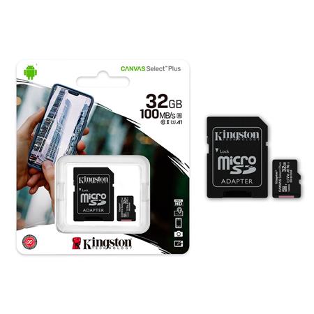 MEMORIA MICRO SD 32GB 100MB/S CANVAS KINGSTON