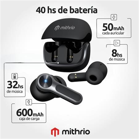 AURICULAR LINK ENC BLUETOOTH NEGRO MITHRIO