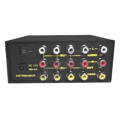 DISTRIBUIDOR VIDEO/AUDIO ST. 1 X 4 sin fuente