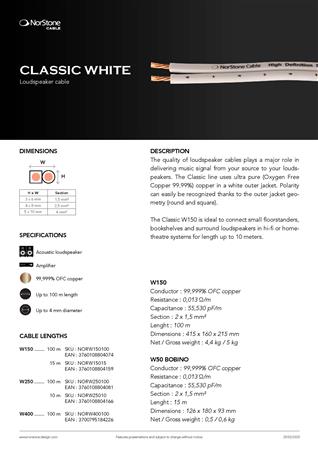 CABLE BALFE CLASSIC 150 NORSTONE