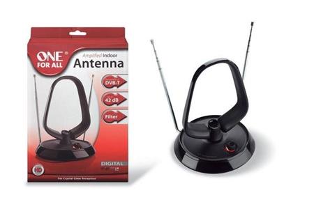 ANTENA SV9141 AMPLIFICADA TDA INTERIOR ONE FOR ALL