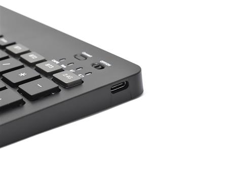 TECLADO BLUETOOTH NSKB58B RECARGABLE NISUTA NEGRO