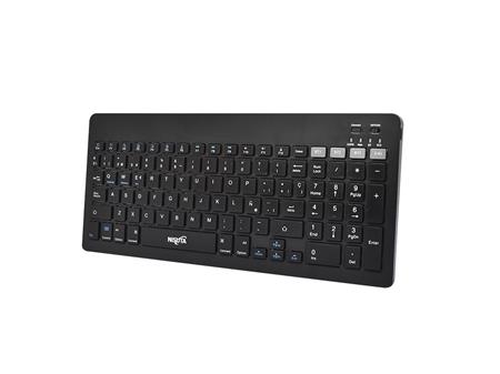 TECLADO BLUETOOTH NSKB58B RECARGABLE NISUTA NEGRO