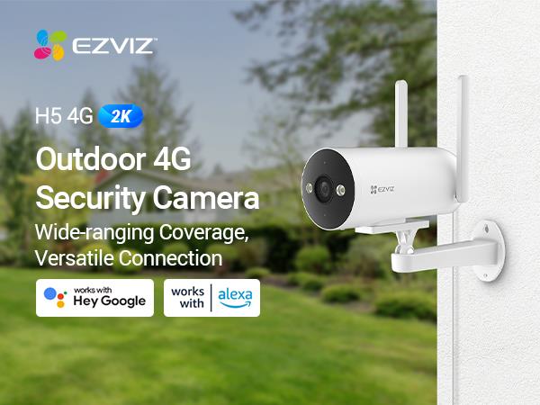 CAMARA H5 4G EZVIZ EXTERIOR 2K COLOR