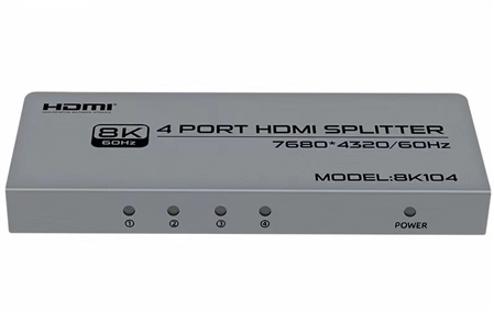SPLITTER HDMI 4 PUERTOS 8K