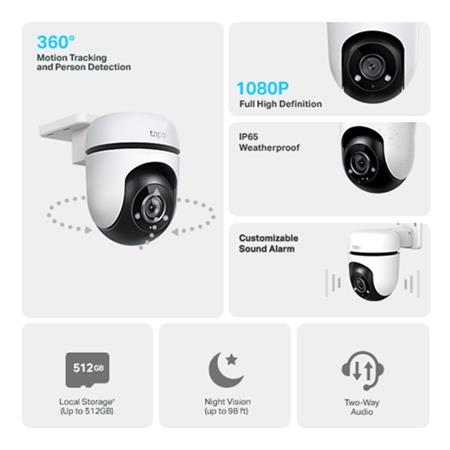 CAMARA C500 EXTERIOR C/MOVIMINETO TAPO TPLINK