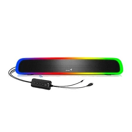 SOUNDBAR GENIUS 200BT USB/3.5 BLUETOOTH C/LUZ RGB