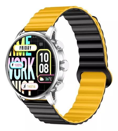 SMARTWATCH KR2 KIESLECT NEGRO/AMA 1.43" AMOLED