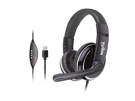 AURICULAR C/MIC GAMER USB AU60 NISUTA