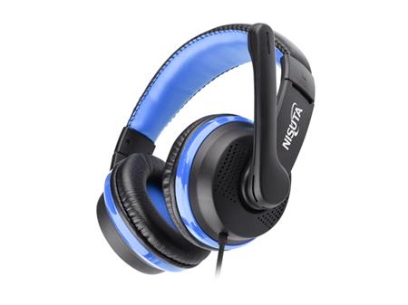 AURICULAR C/ MIC USB GAMER AZUL NISUTA AUG91