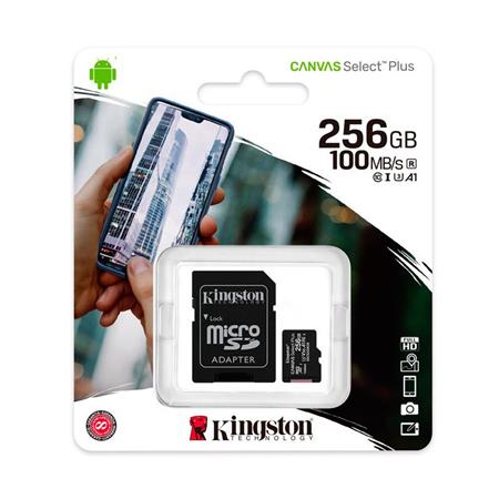 MEMORIA MICRO SD 256GB KINGSTON CANVAS