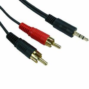 CABLE 3.5ST X 2RCA 3MTS