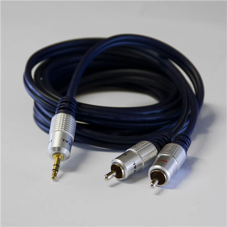 CABLE 3.5 ST 2 RCA 10MTS HI END PURESONIC