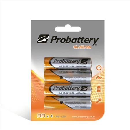 PILA AA ALCALINA PROBATTERY x4u