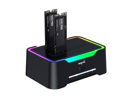 DOCK CLONADOR NSDOHD3 DISCOS M2 NVMe SSD USB 3.2