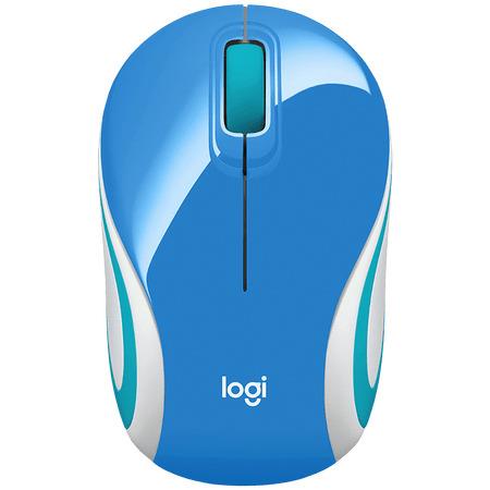 MOUSE INALAMBRICO M187 AZUL LOGITECH