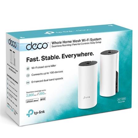 MESH SISTEMA AC1200 E4 DECO WIFI X2  TP LINK