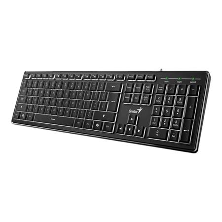TECLADO 820 SLIMSTAR LUZ USB GENIUS