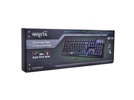 TECLADO GAMER NISUTA NSKBG5RL RGB USB