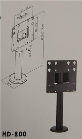 SOPORTE HD-200 DE MESA GIRATORIO VESA 200X200